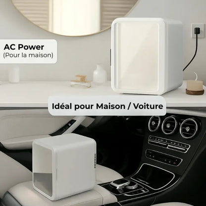 mini réfrigirateur chambre blanc